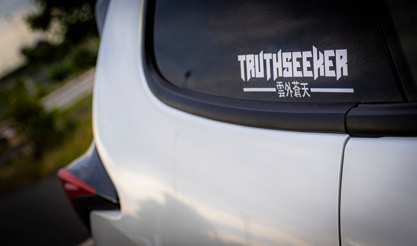 Truthseeker Car Window Sticker - Truthseeker